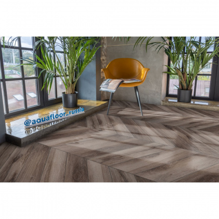 Кварц виниловый ламинат Aquafloor Parquet Chevron Glue AF2554PGCh